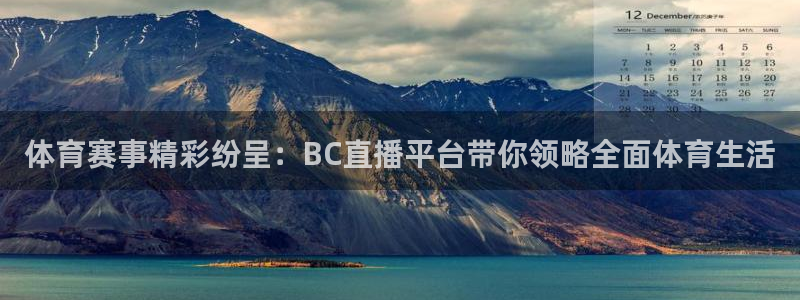 857足球直播在线观看：体育赛事精彩纷呈：BC直播平台带你领略全面体育生活